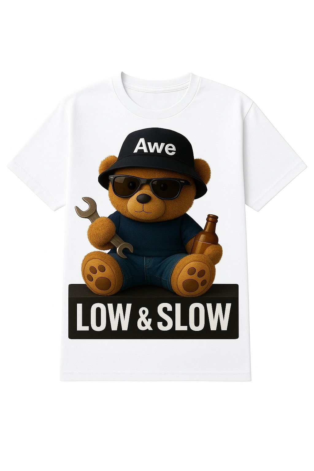 awe bear white